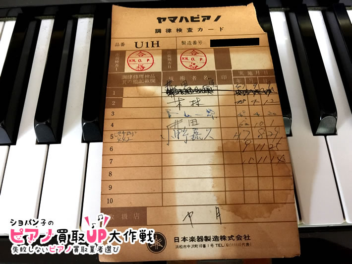 実家のピアノ