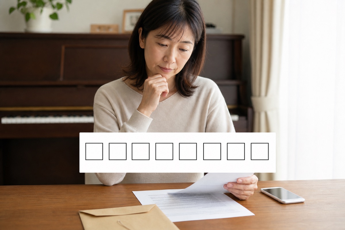 ピアノ買取契約後8日以内のクーリング・オフを確認するイメージ